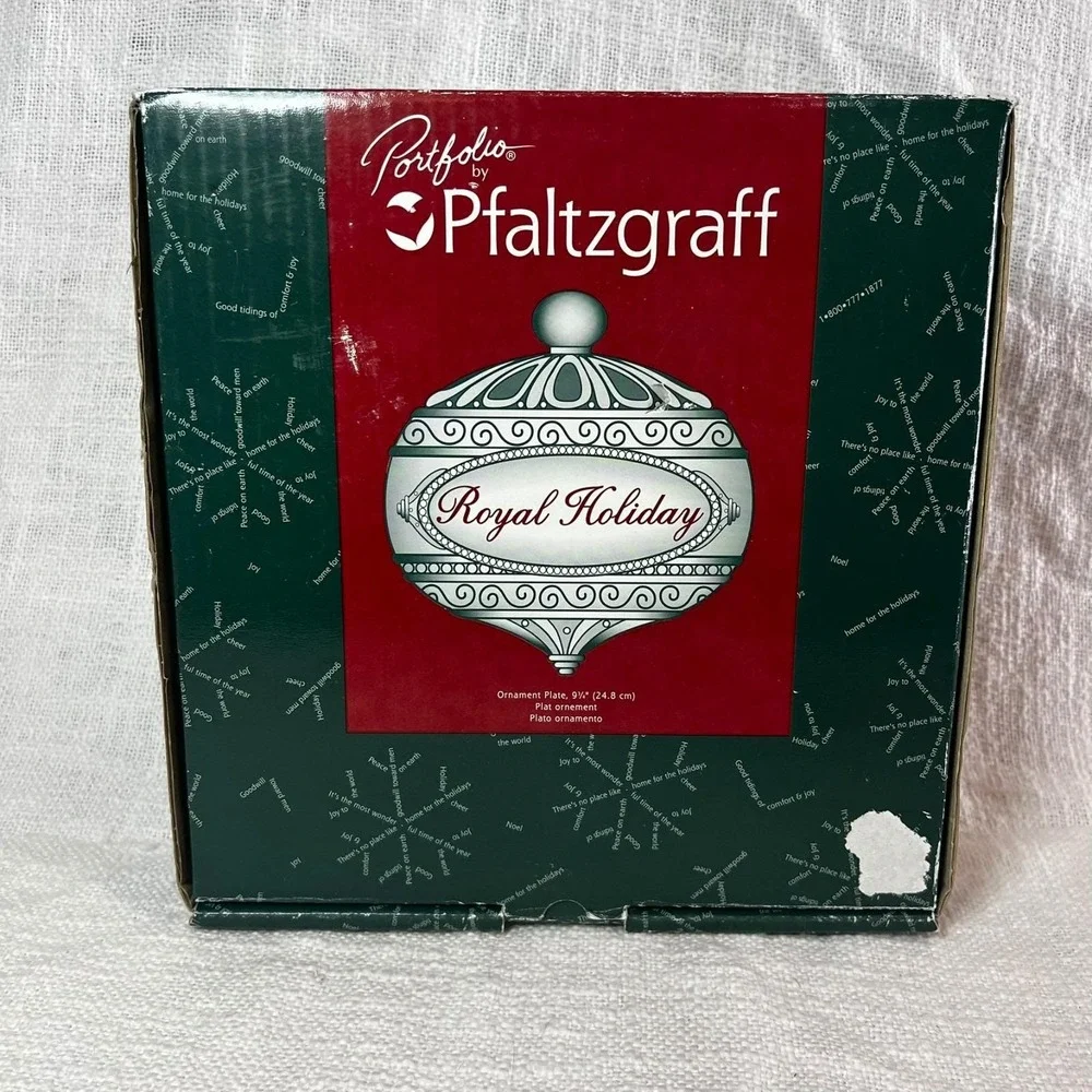 New Pfaltzgraff Plate Ornament Collectible 9.5